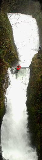 Ryan drops Bridal Veil Falls in Oregon.