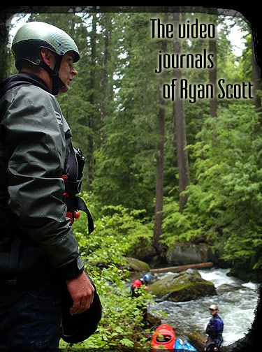 Ryan on the first known descent of Kenobi Gorge.